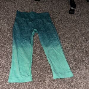 Green Ombre Leggings